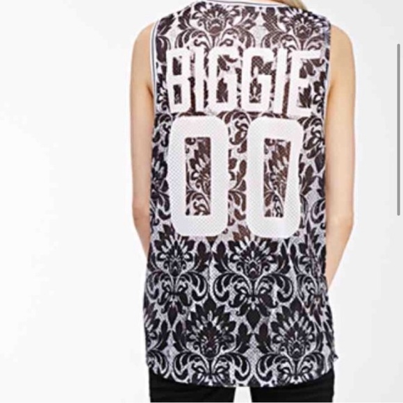 Brooklyn Mint Biggie Smalls Mesh Jersey Tank Top Medium - Picture 2 of 7